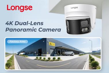 Dual-Lens Panoramic Camera for Wide-Area Surveillance