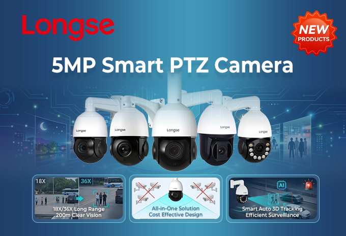 New Solution Launch | Longse 5MP Smart PTZ Camera